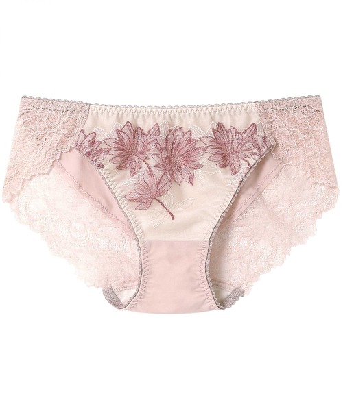 AMPHI(アンフィ)の「花柄×エンブロイダリーレース/ショーツ(ショーツ・レディース・ネイビー/ピンク/ホワイト×レッド/ライトグレー/クリアブラウン/ライトオリーブ・LARGE/MEDIUM)」の6枚目の写真