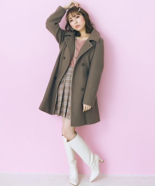 marun(マルン)の「<大きいサイズ> チェックスカショーパン marun(その他パンツ・レディース・ブルーグレー/ブラウン・5L/3L/LL/L/4L)」の14枚目の写真