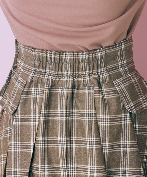 marun(マルン)の「<大きいサイズ> チェックスカショーパン marun(その他パンツ・レディース・ブルーグレー/ブラウン・5L/3L/LL/L/4L)」の17枚目の写真