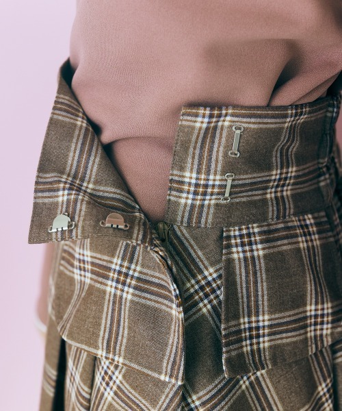 marun(マルン)の「<大きいサイズ> チェックスカショーパン marun(その他パンツ・レディース・ブルーグレー/ブラウン・5L/3L/LL/L/4L)」の19枚目の写真