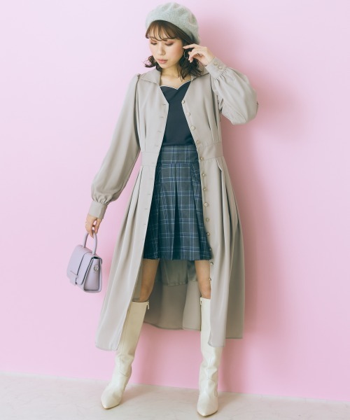 marun(マルン)の「<大きいサイズ> チェックスカショーパン marun(その他パンツ・レディース・ブルーグレー/ブラウン・5L/3L/LL/L/4L)」の15枚目の写真