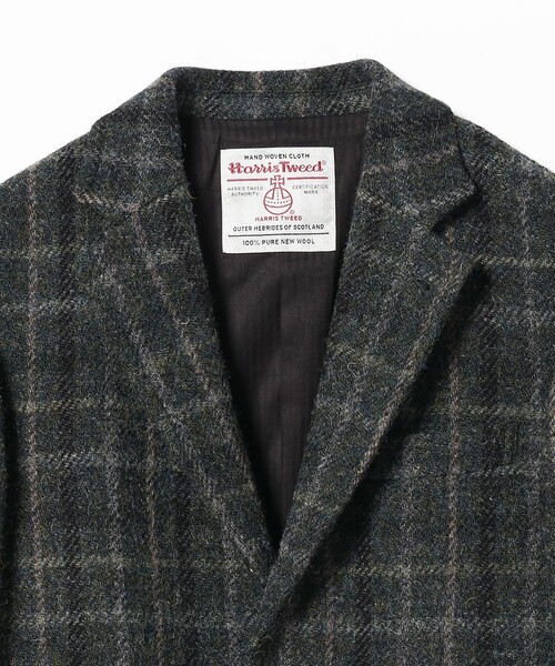 BEAMS BOY(ビームスボーイ)の「BEAMS BOY / ハリスツイード 3ボタン ジャケット 23FW(テーラードジャケット・レディース・ブラウン/チャコールグレー・1/0)」の18枚目の写真