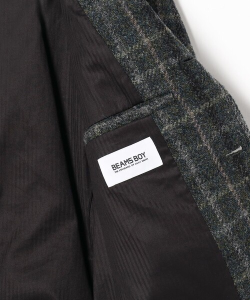 BEAMS BOY(ビームスボーイ)の「BEAMS BOY / ハリスツイード 3ボタン ジャケット 23FW(テーラードジャケット・レディース・ブラウン/チャコールグレー・1/0)」の20枚目の写真
