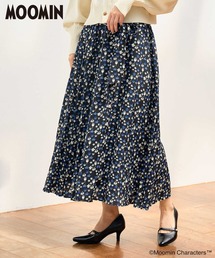 MOOMIN | 【MOOMIN ×ROPE' PICNIC】小花柄ギャザースカート(スカート)