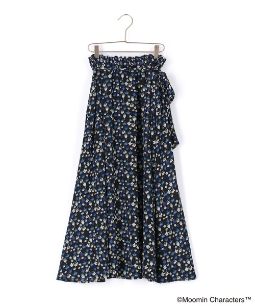 MOOMIN（ムーミン）の「【MOOMIN ×ROPE' PICNIC】小花柄ギャザースカート（スカート・レディース・ブラック系その他/ブルー系その他4/ボルドー・38）」の16枚目の写真