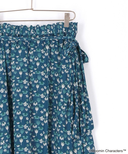 MOOMIN（ムーミン）の「【MOOMIN ×ROPE' PICNIC】小花柄ギャザースカート（スカート・レディース・ブラック系その他/ブルー系その他4/ボルドー・38）」の22枚目の写真