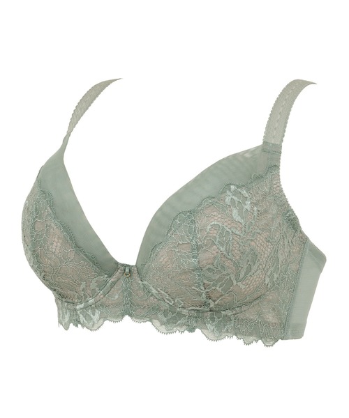 BRADELIS NEWYORK（ブラデリスニューヨーク）の「レーシィミニマイザーブラ23A1 ブラデリス  補正下着（ブラジャー・レディース・コーラル/グリーン/グレイッシュベージュ・H70/G65/F80/E65/F65/G70/H80/E70/E80/F70/H75/E75/G80/G75/H65/F75）」の18枚目の写真