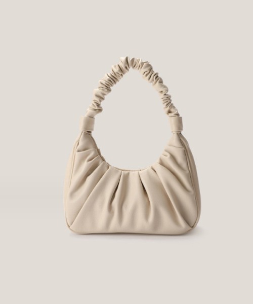 SETUP7（セットアップセブン）の「【SETUP7】ギャザーハンドバック SCCH445（ハンドバッグ・レディース・グリーン/ライトグリーン/アイボリー/ブラック・FREE）」の2枚目の写真