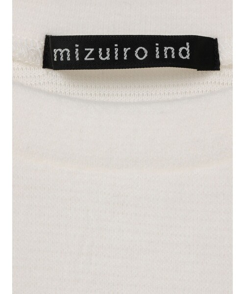 【セール】mizuiro ind クルーネックロングスリーブT（Tシャツ/カットソー）｜mizuiroind（ミズイロインド）