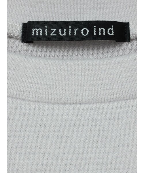 【セール】mizuiro ind クルーネックロングスリーブT（Tシャツ/カットソー）｜mizuiroind（ミズイロインド）