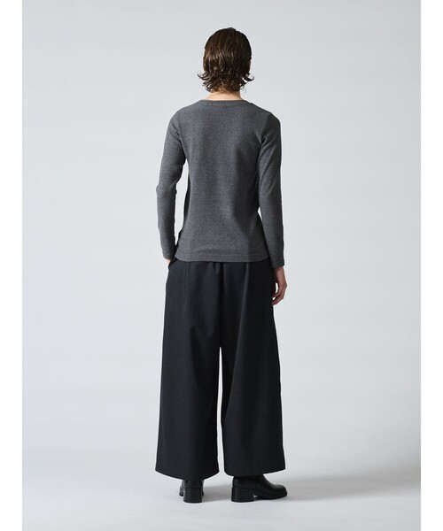 【セール】mizuiro ind クルーネックロングスリーブT（Tシャツ/カットソー）｜mizuiroind（ミズイロインド）