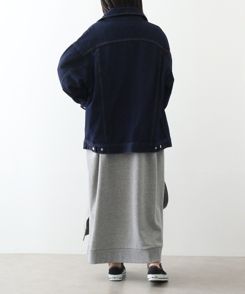 atONE（アットワン）の「atONE 裏起毛ワイドワンピース（ワンピース・レディース・杢グレー/ブラック/オートミール・4L～5L/M～Ｌ/LL～3L）」の17枚目の写真
