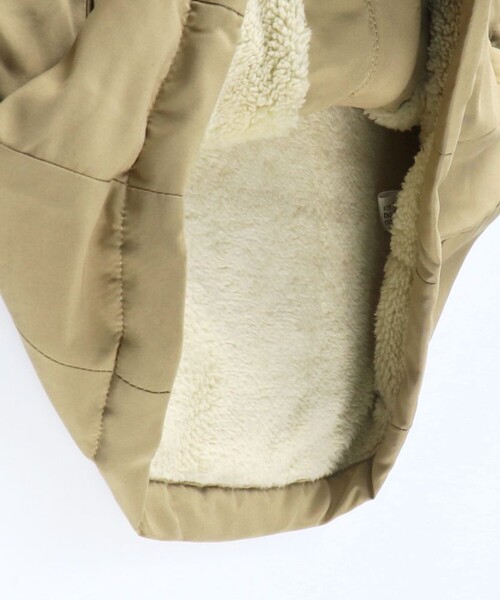 BRANSHES（ブランシェス）の「【あったか】撥水加工/裏ボアブルゾン（ブルゾン・キッズ・ブラック/ベージュ・100/110/140/120/130/90/150/160）」の13枚目の写真