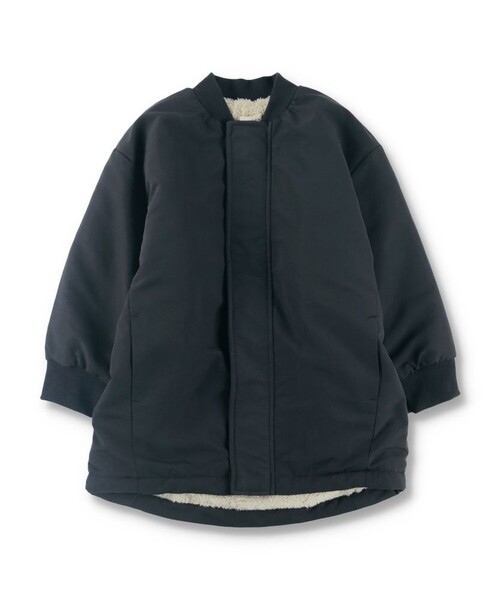 BRANSHES（ブランシェス）の「【あったか】撥水加工/裏ボアブルゾン（ブルゾン・キッズ・ブラック/ベージュ・100/110/140/120/130/90/150/160）」の18枚目の写真