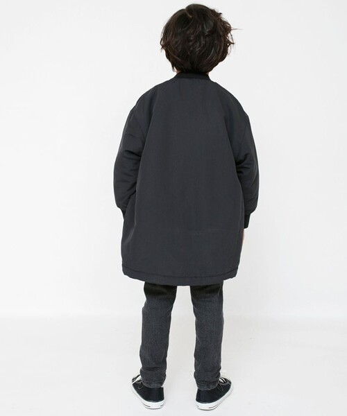 BRANSHES（ブランシェス）の「【あったか】撥水加工/裏ボアブルゾン（ブルゾン・キッズ・ブラック/ベージュ・100/110/140/120/130/90/150/160）」の20枚目の写真