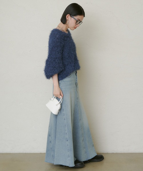 LOUNGEDRESS（ラウンジドレス）の「デニムフレアスカート