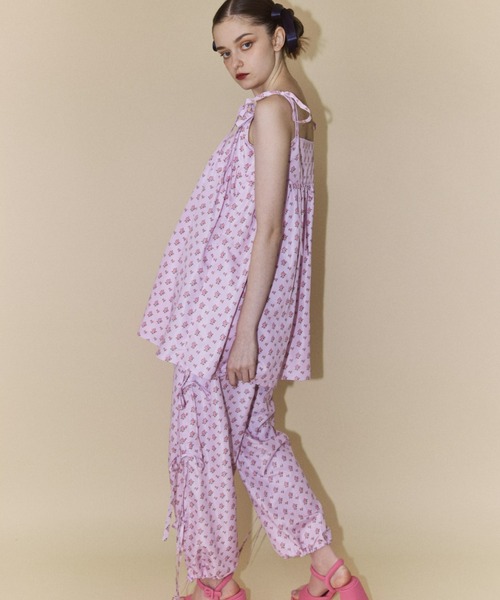 Candy Stripper（キャンディストリッパー）の「TINY ROSE ARMY パンツ（その他パンツ・レディース・ピンク/ブラック/アイボリー・2）」の4枚目の写真