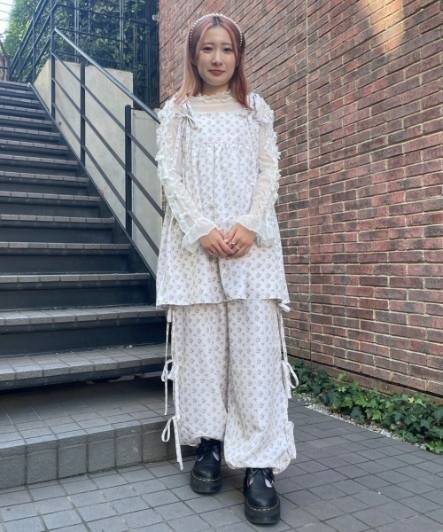 Candy Stripper（キャンディストリッパー）の「TINY ROSE ARMY パンツ（その他パンツ・レディース・ピンク/ブラック/アイボリー・2）」の11枚目の写真