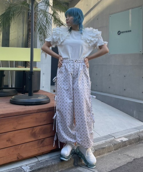 Candy Stripper（キャンディストリッパー）の「TINY ROSE ARMY パンツ（その他パンツ・レディース・ピンク/ブラック/アイボリー・2）」の14枚目の写真