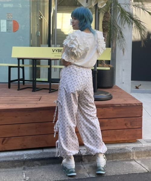 Candy Stripper（キャンディストリッパー）の「TINY ROSE ARMY パンツ（その他パンツ・レディース・ピンク/ブラック/アイボリー・2）」の15枚目の写真