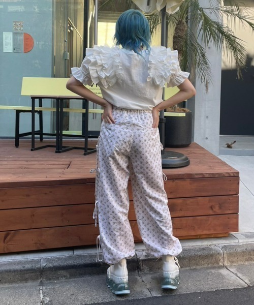 Candy Stripper（キャンディストリッパー）の「TINY ROSE ARMY パンツ（その他パンツ・レディース・ピンク/ブラック/アイボリー・2）」の16枚目の写真