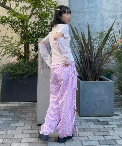 Candy Stripper（キャンディストリッパー）の「TINY ROSE ARMY パンツ（その他パンツ・レディース・ピンク/ブラック/アイボリー・2）」の19枚目の写真