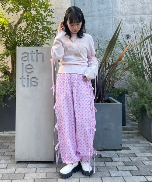 Candy Stripper（キャンディストリッパー）の「TINY ROSE ARMY パンツ（その他パンツ・レディース・ピンク/ブラック/アイボリー・2）」の17枚目の写真