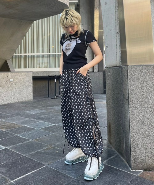 Candy Stripper（キャンディストリッパー）の「TINY ROSE ARMY パンツ（その他パンツ・レディース・ピンク/ブラック/アイボリー・2）」の7枚目の写真