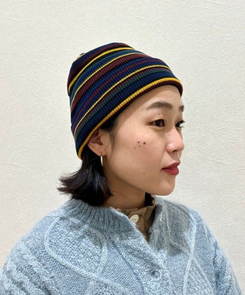 BEAMS（ビームス）の「BEAMS / マルチボーダー ワッチキャップ