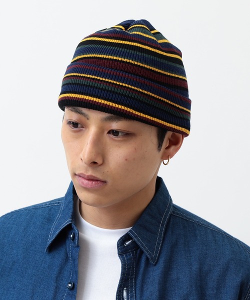 BEAMS（ビームス）の「BEAMS / マルチボーダー ワッチキャップ