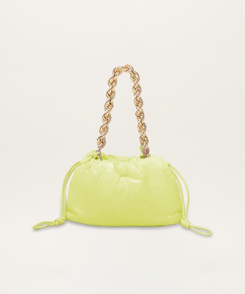 LE VERNIS（ル・ベルニ）の「LE VERNIS(ル・ベルニ)PUFFER MINI BAG（ショルダーバッグ・レディース・イエロー/パープル/クリーム・FREE）」の3枚目の写真