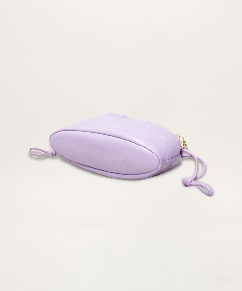 LE VERNIS（ル・ベルニ）の「LE VERNIS(ル・ベルニ)PUFFER MINI BAG（ショルダーバッグ・レディース・イエロー/パープル/クリーム・FREE）」の13枚目の写真