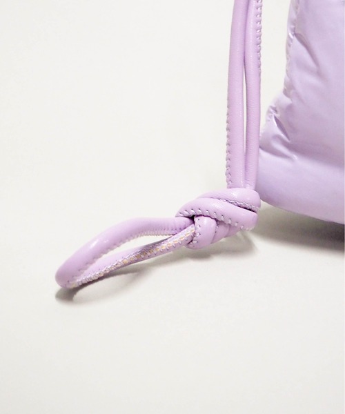 LE VERNIS（ル・ベルニ）の「LE VERNIS(ル・ベルニ)PUFFER MINI BAG（ショルダーバッグ・レディース・イエロー/パープル/クリーム・FREE）」の17枚目の写真