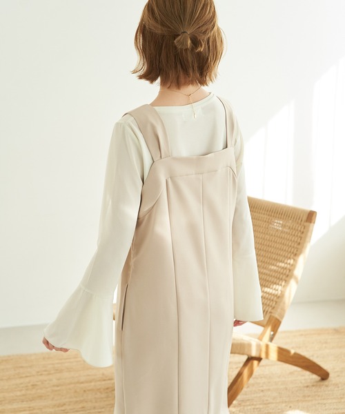 ROPE' PICNIC（ロペピクニック）の「袖フレアシアートップス（Tシャツ/カットソー・レディース・キナリ/ブラック・38）」の11枚目の写真