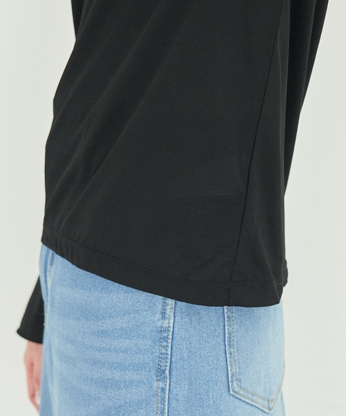 ROPE' PICNIC（ロペピクニック）の「袖フレアシアートップス（Tシャツ/カットソー・レディース・キナリ/ブラック・38）」の18枚目の写真