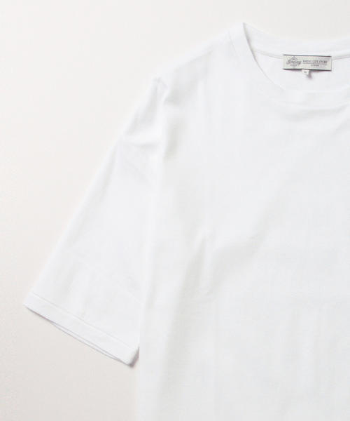 B:MING by BEAMS（ビーミングバイビームス）の「ビーミング by ビームス / ポンチドロップショルダーT（Tシャツ/カットソー・メンズ・ホワイト/グレー/ネイビー・SMALL/MEDIUM/LARGE）」の8枚目の写真