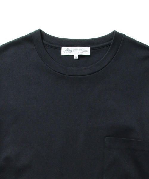 B:MING by BEAMS（ビーミングバイビームス）の「ビーミング by ビームス / ポンチドロップショルダーT（Tシャツ/カットソー・メンズ・ホワイト/グレー/ネイビー・SMALL/MEDIUM/LARGE）」の18枚目の写真
