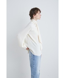 sustainableシルキーボウタイブラウス【入学式・卒業式・フォーマル】