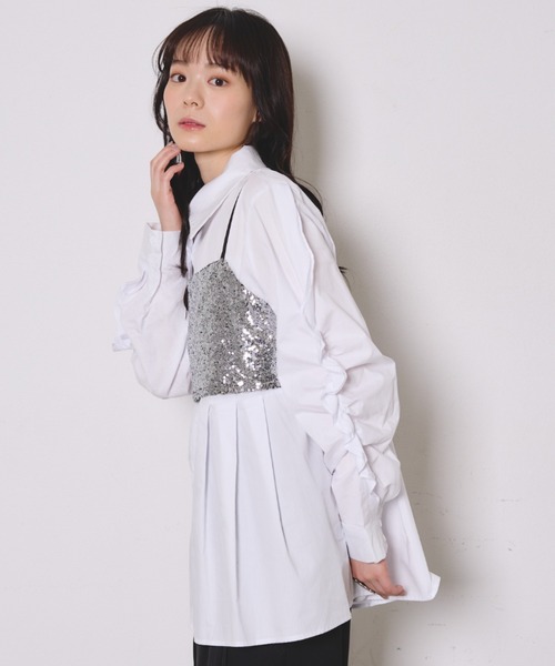 paravion（パラビオン）の「スパンコールビスチェ（その他トップス・レディース・ブラック/シルバー・FREE）」の12枚目の写真