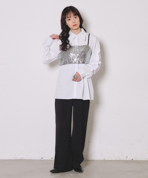 paravion（パラビオン）の「スパンコールビスチェ（その他トップス・レディース・ブラック/シルバー・FREE）」の14枚目の写真
