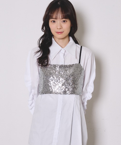 paravion（パラビオン）の「スパンコールビスチェ（その他トップス・レディース・ブラック/シルバー・FREE）」の18枚目の写真