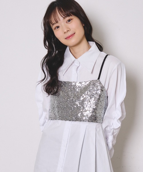 paravion（パラビオン）の「スパンコールビスチェ（その他トップス・レディース・ブラック/シルバー・FREE）」の19枚目の写真