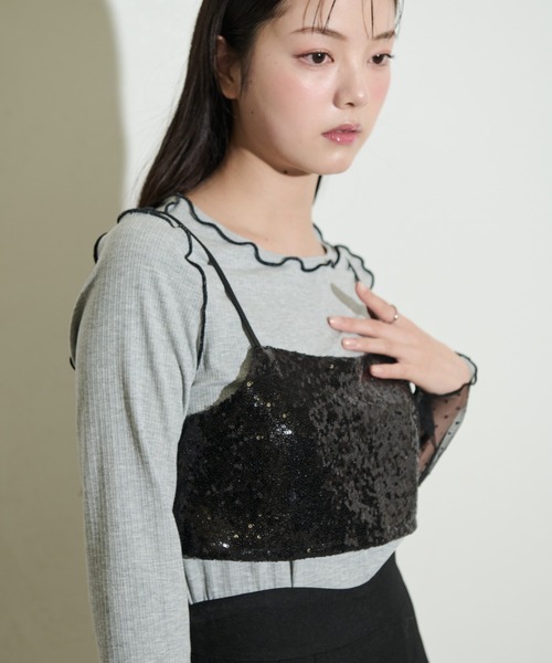 paravion（パラビオン）の「スパンコールビスチェ（その他トップス・レディース・ブラック/シルバー・FREE）」の22枚目の写真