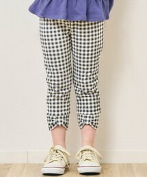 【防汚加工】裾リボン/7days Style pants