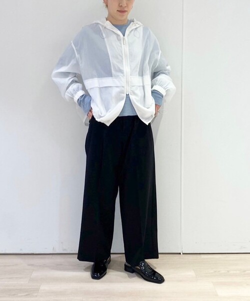 CITEN(シテン)の「<CITEN>シアー ナイロン ユーティリティ パーカ―(ナイロンジャケット・レディース・オフホワイト/ブラック・FREE)」の20枚目の写真