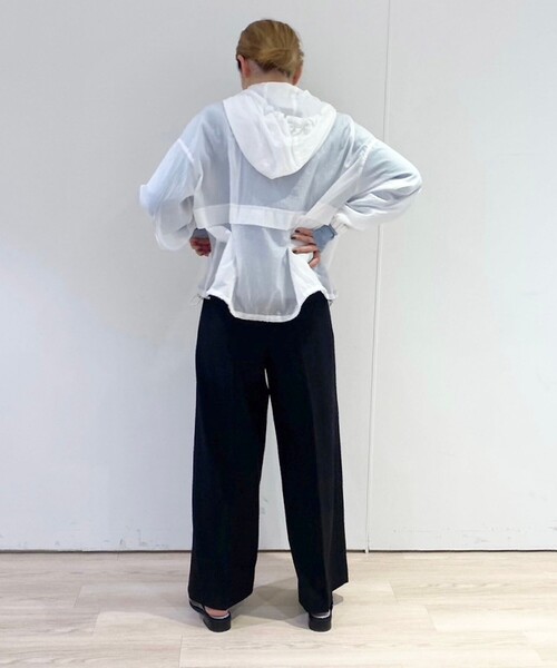 CITEN(シテン)の「<CITEN>シアー ナイロン ユーティリティ パーカ―(ナイロンジャケット・レディース・オフホワイト/ブラック・FREE)」の21枚目の写真