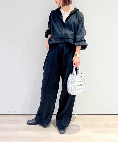 CITEN(シテン)の「<CITEN>シアー ナイロン ユーティリティ パーカ―(ナイロンジャケット・レディース・オフホワイト/ブラック・FREE)」の22枚目の写真