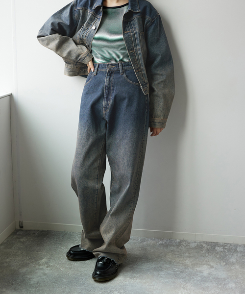 Oriens JOURNAL STANDARD 別注　シマロンワイドデニム CIMARRON（シマロン）の「別注【CIMARRON/シマロン】Gradation