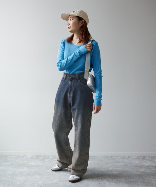 Oriens JOURNAL STANDARD 別注　シマロンワイドデニム Oriens JOURNAL STANDARD｜別注【Cimarron*Oriens】STUDS Denim