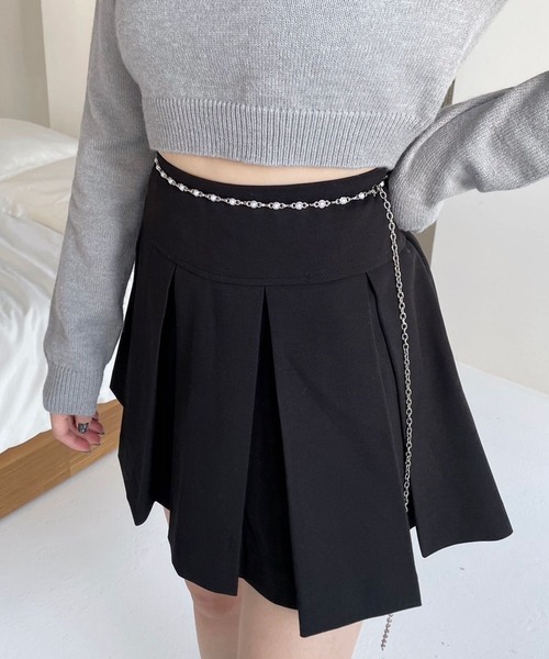 Heather(ヘザー)の「パールチェーンベルト 106719(ベルト・レディース・シルバー・ONE SIZE)」の1枚目の写真